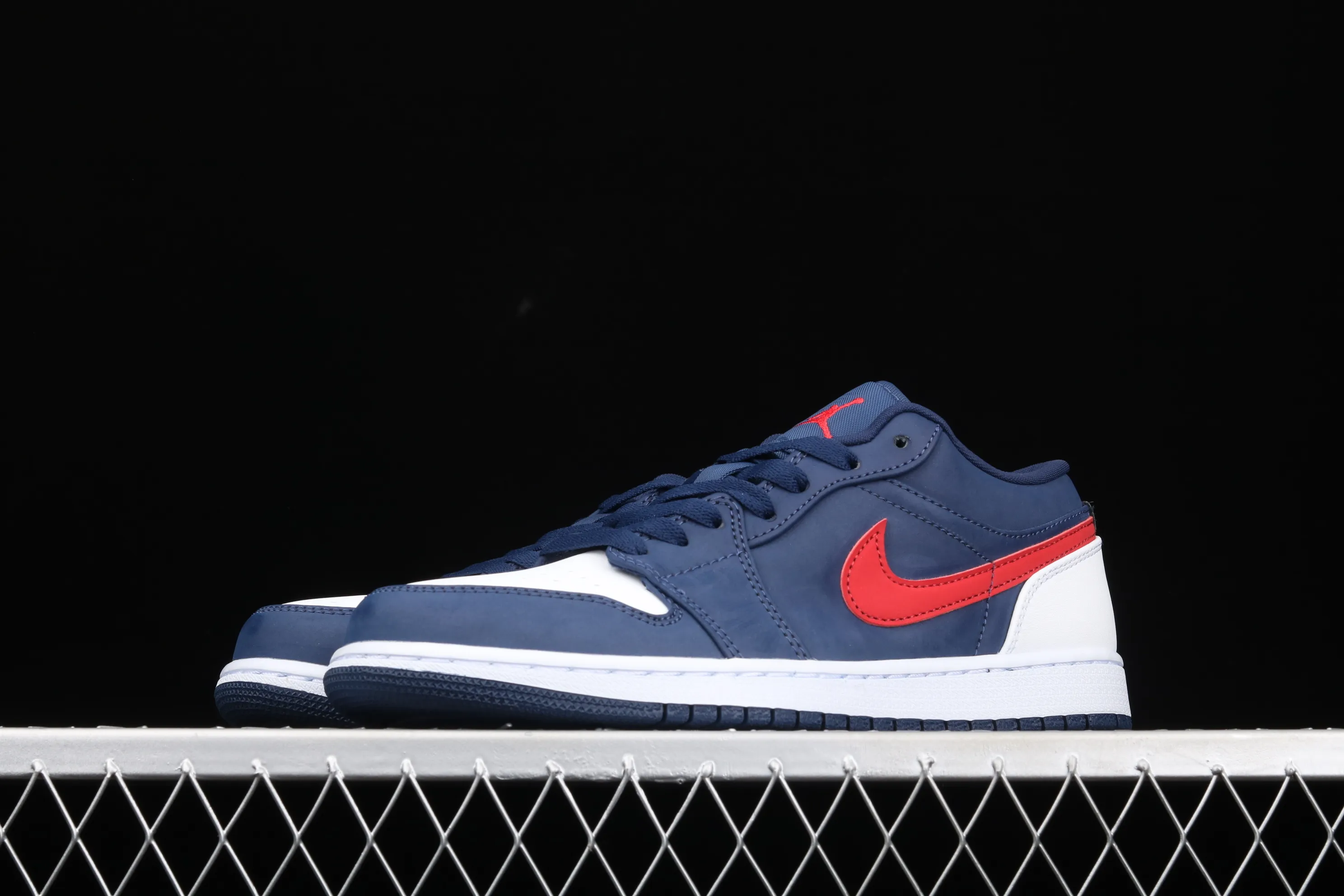 All categories Air Jordan Jordan series basketball shoes Air Jordan 1 Low G version pure original Air Jordan 1 Low AJ1 Joe 1 Patriot blue and red low-top cultural and leisure sports sneakers CZ8454-400